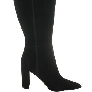 Nine West Size 9M Suede Danee Pointed Toe Knee-High Boots.